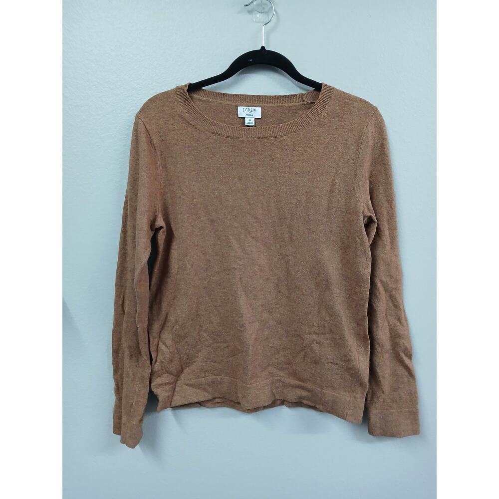 J. Crew Teddy Sweater Medium. Cotton Merino wool - Picture 3 of 8